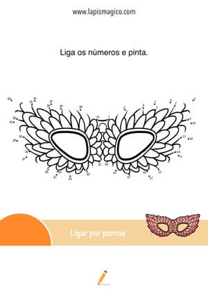 Ligar por números, ficha pdf nº2