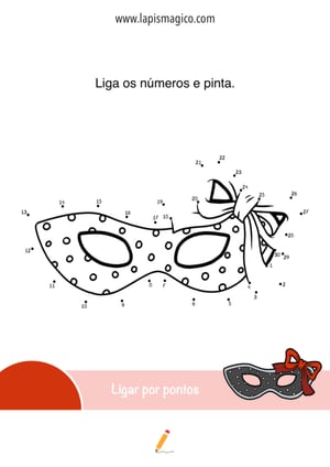 Ligar por números, ficha pdf nº4