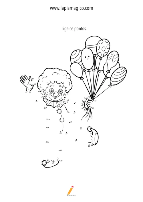 Ligar por números, ficha pdf nº9