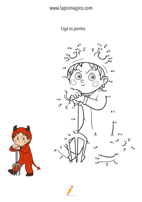 Ligar por números, ficha pdf nº10