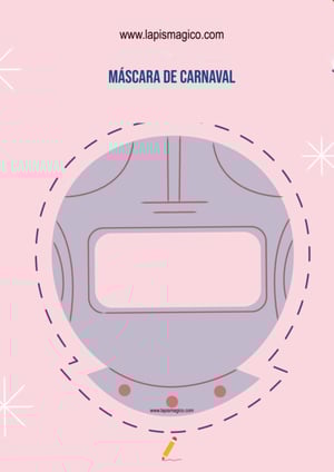 Máscaras de Carnaval, ficha pdf nº7