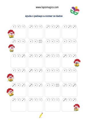 Atividades didáticas de Carnaval, ficha pdf nº4