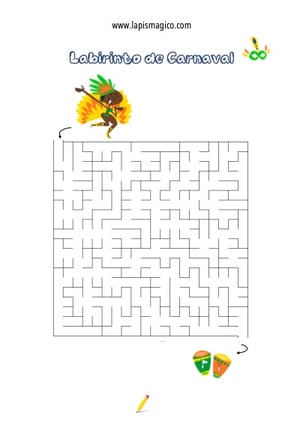 Labirintos de Carnaval, ficha pdf nº2
