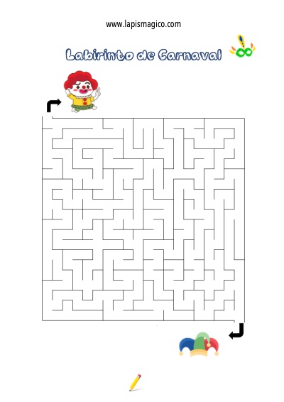 Labirintos de Carnaval, ficha pdf nº3
