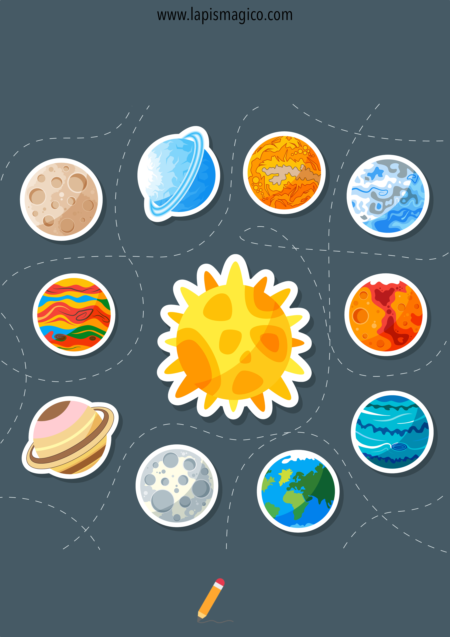 Sistema Solar, ficha pdf nº1