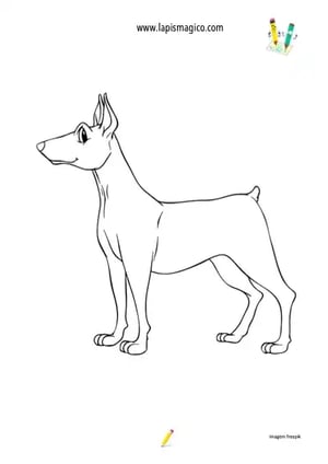 Desenhos de cães fofinhos para colorir, ficha pdf nº4