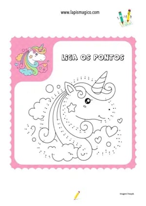 Desenhos ligar ponto por ponto e colorir, ficha pdf nº2