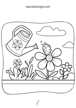 Desenhos de primavera para colorir, ficha pdf nº11 Desenhos de primavera para colorir, ficha pdf nº11