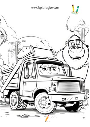 Desenhos de carros espetaculares para colorir, ficha pdf nº2