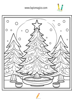 Desenhos de Natal para colorir, ficha pdf nº2