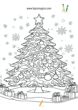 Desenhos de Natal para colorir, ficha pdf nº8