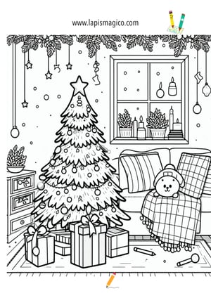 Desenhos de Natal para colorir, ficha pdf nº10