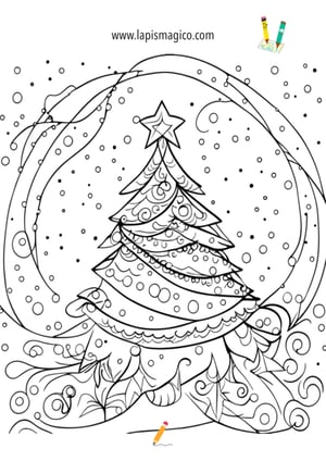Desenhos de Natal para colorir, ficha pdf nº13