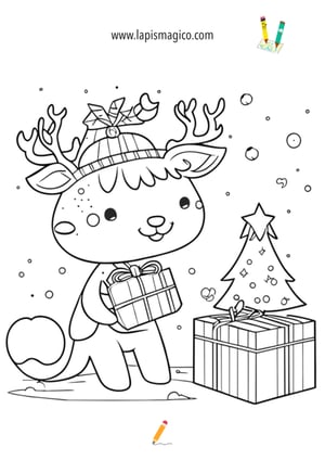 Desenhos de Natal para colorir, ficha pdf nº14