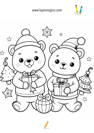 Desenhos de Natal para colorir, ficha pdf nº15