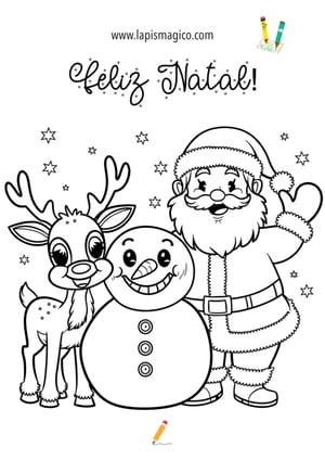 Desenhos de Natal para colorir, ficha pdf nº16