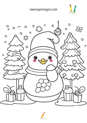 Desenhos de Natal para colorir, ficha pdf nº18