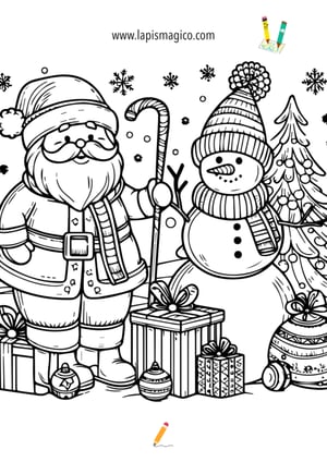 Desenhos de Natal para colorir, ficha pdf nº20