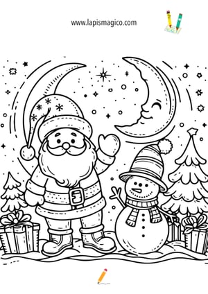 Desenhos de Natal para colorir, ficha pdf nº21