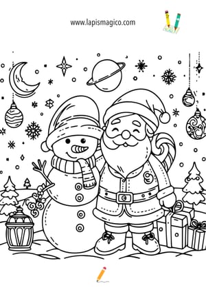 Desenhos de Natal para colorir, ficha pdf nº22