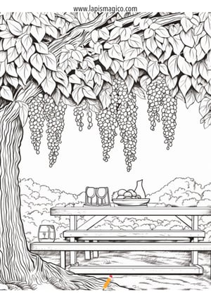 Desenhos de cachos de uvas para colorir, ficha pdf nº16