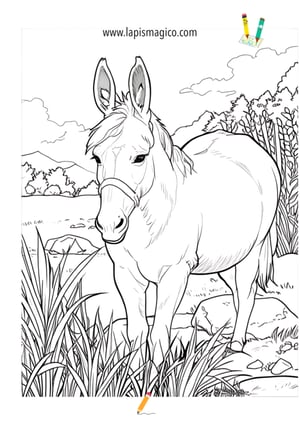 Desenhos de animais da quinta para colorir, ficha pdf nº15