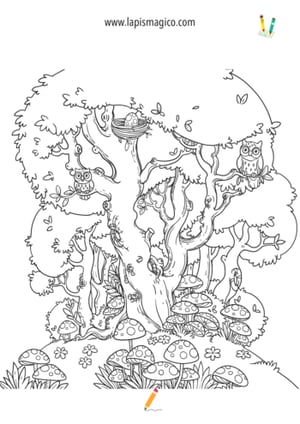 Desenhos de mundos imaginários para colorir, ficha pdf nº13