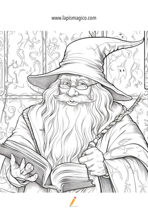 Desenhos de Harry Potter para colorir, ficha pdf nº1