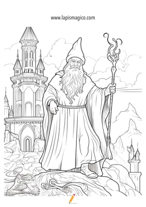 Desenhos de Harry Potter para colorir, ficha pdf nº3