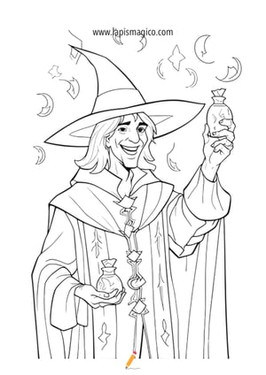 Desenhos de Harry Potter para colorir, ficha pdf nº5