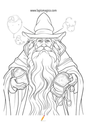 Desenhos de Harry Potter para colorir, ficha pdf nº6