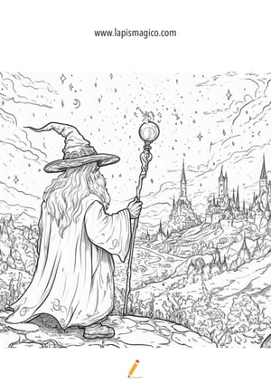 Desenhos de Harry Potter para colorir, ficha pdf nº17