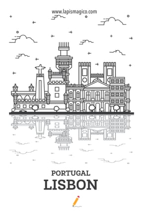 Desenhos de Portugal para colorir, ficha pdf nº2