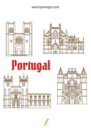 Desenhos de Portugal para colorir, ficha pdf nº5
