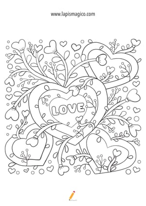 Desenhos de Dia dos Namorados para colorir, ficha pdf nº8