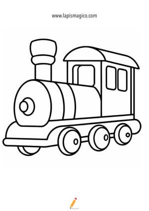 Desenhos de comboios espetaculares para colorir, ficha pdf nº3