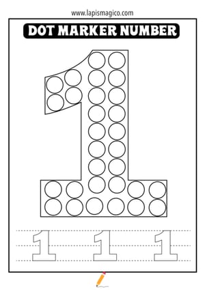 Desenhos de números para colorir, ficha pdf nº2