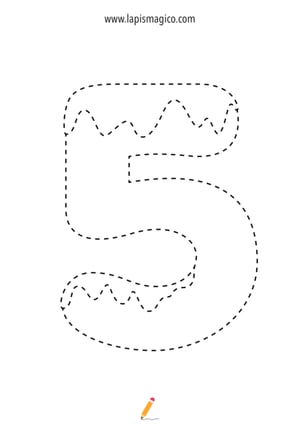 Desenhos de números para colorir, ficha pdf nº17