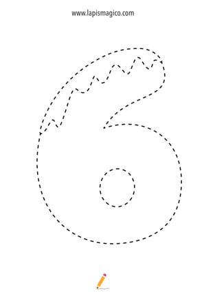 Desenhos de números para colorir, ficha pdf nº18