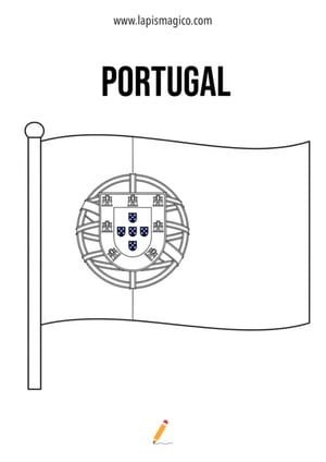 Desenhos de bandeiras para colorir, ficha pdf nº3