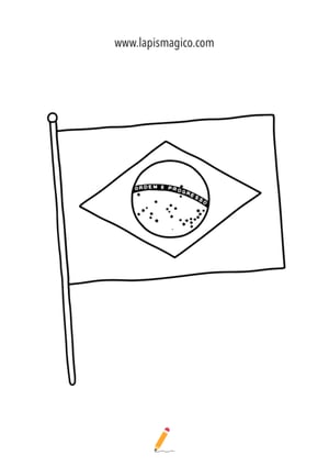 Desenhos de bandeiras para colorir, ficha pdf nº14
