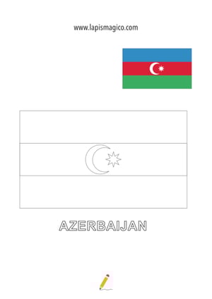 Desenhos de bandeiras para colorir, ficha pdf nº21