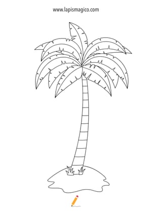 Desenhos de Árvores para colorir, ficha pdf nº16