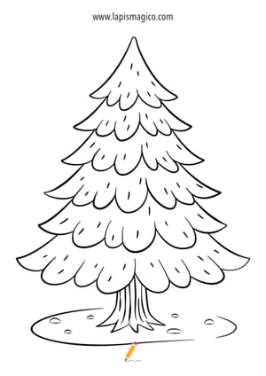 Desenhos de Árvores para colorir, ficha pdf nº21