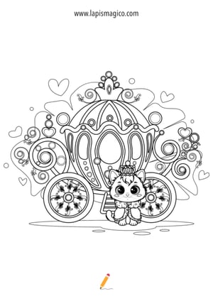 Desenhos de princesas para colorir, ficha pdf nº7