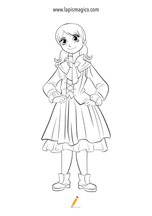 Desenhos de princesas para colorir, ficha pdf nº11