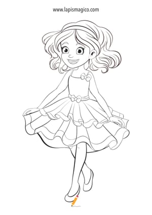 Desenhos de princesas para colorir, ficha pdf nº16