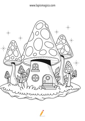 Desenhos de casas para colorir, ficha pdf nº11