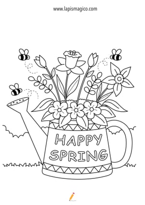 Desenhos de Março para colorir, ficha pdf nº14