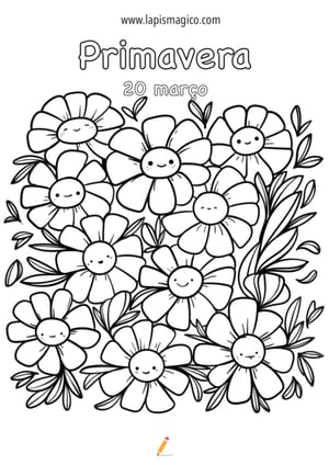 Desenhos de Março para colorir, ficha pdf nº22